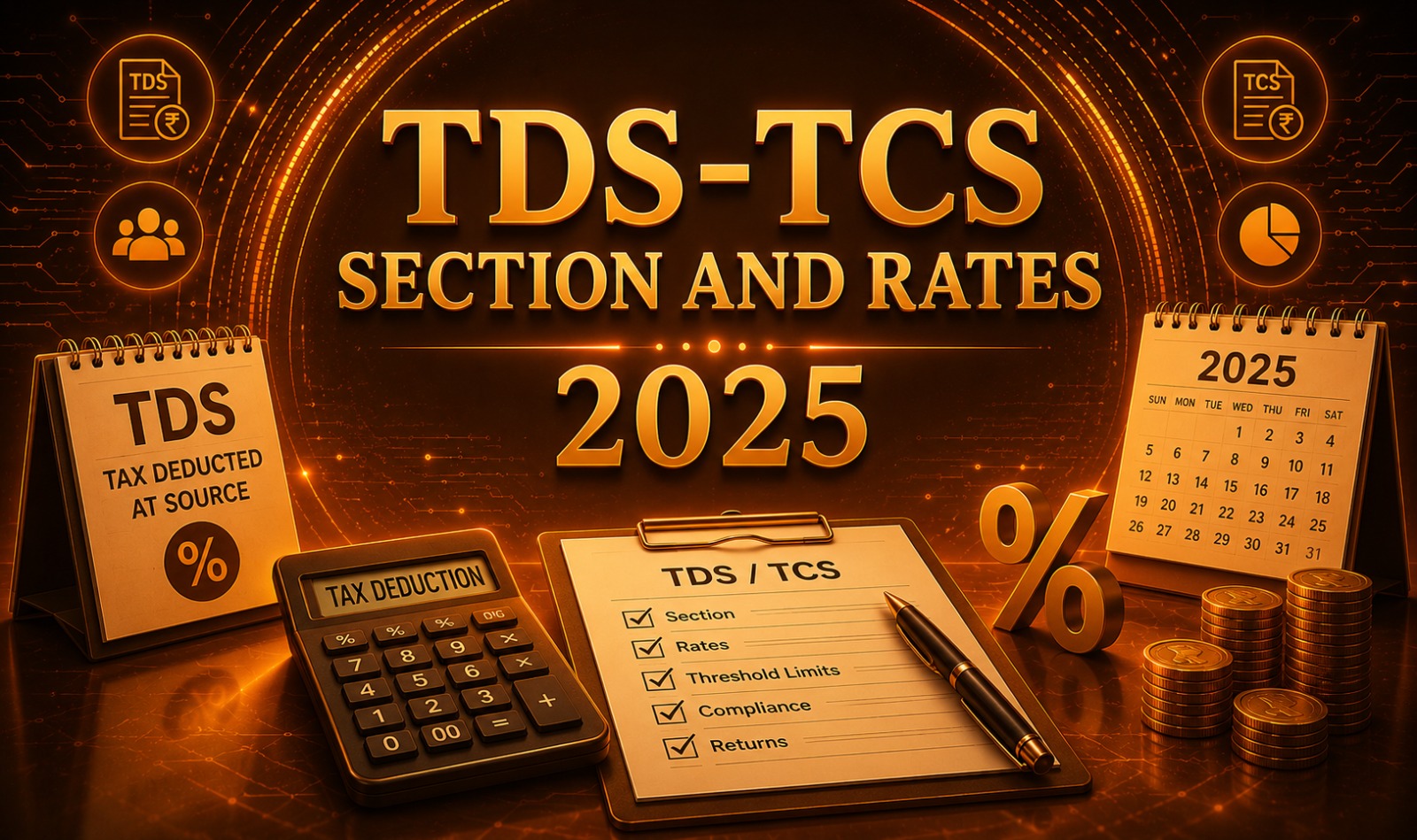 TDS-TCS Section and Rates – 2025